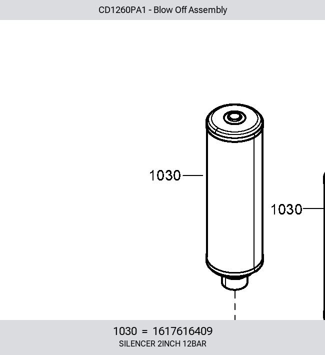 SILENCER 2INCH 12BAR