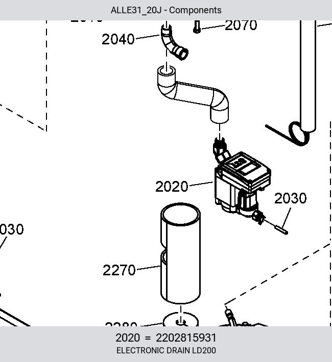 ELECTR.DRAIN LD200T V.24/50-60