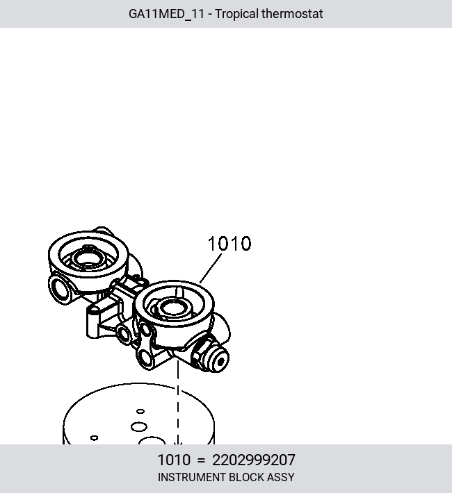 THERM.VALVE&MPV 83C NO NIPPLE