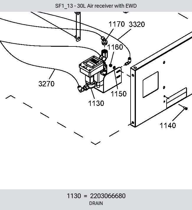 DRAIN LD200 ASSEMBLY 24V