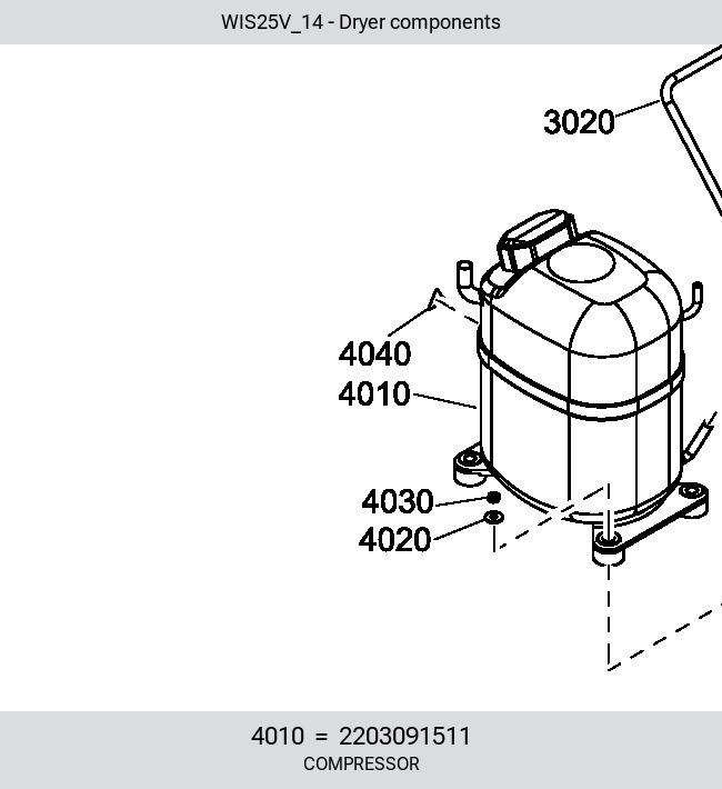 COMP.CAJ4476YW230/50CSIR134AJ2